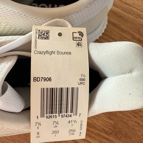 NWT Adidas Crazy Flight Bounce 3 - Picture 2 of 4